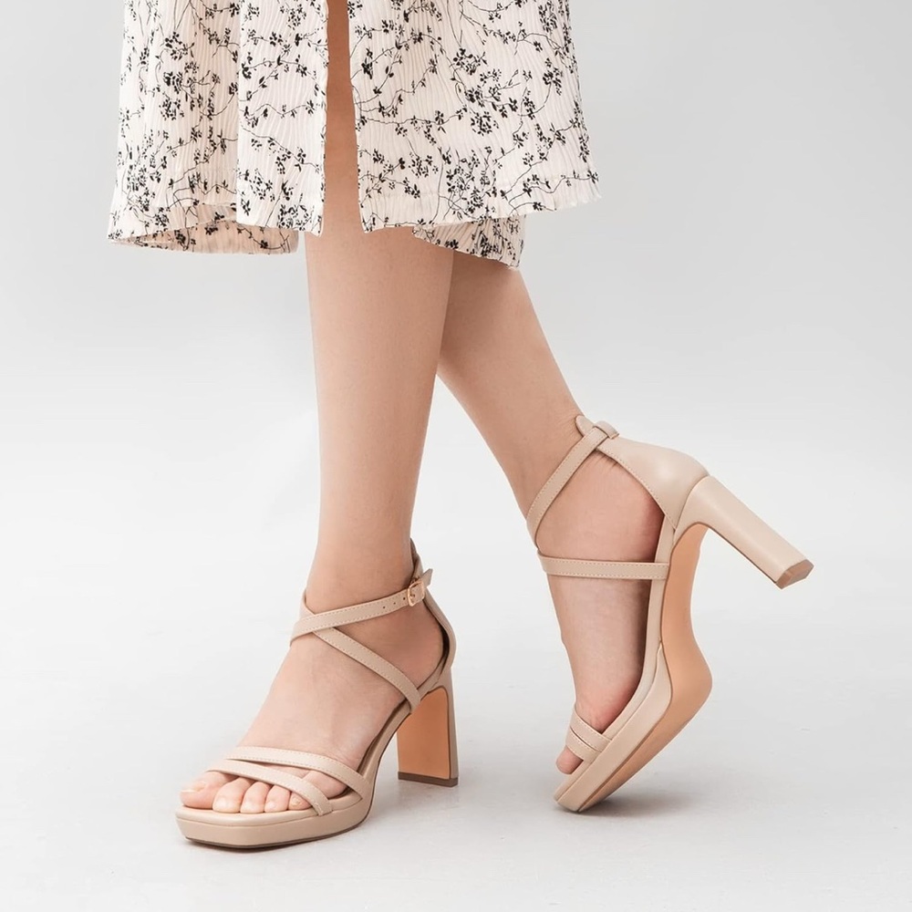 Greatonu‎ Women's Heeled Sandals